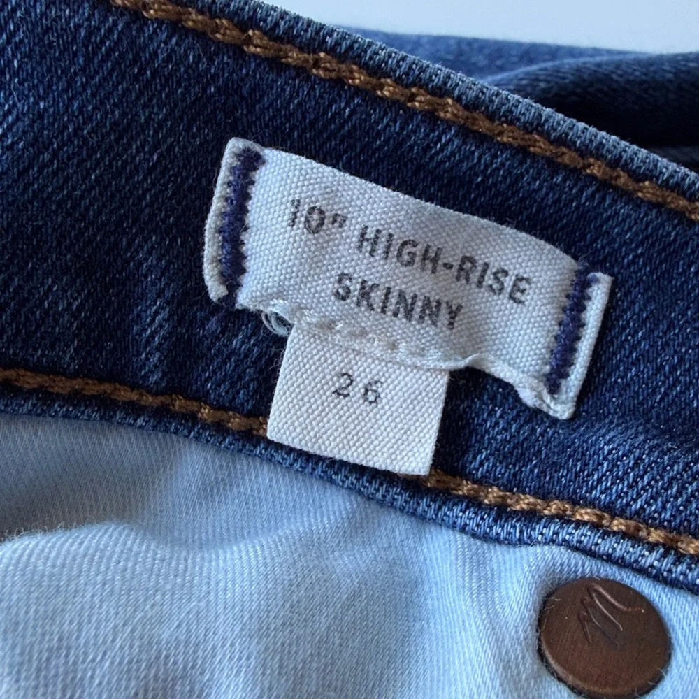 Madewell 10” High Rise Skinny Jeans
